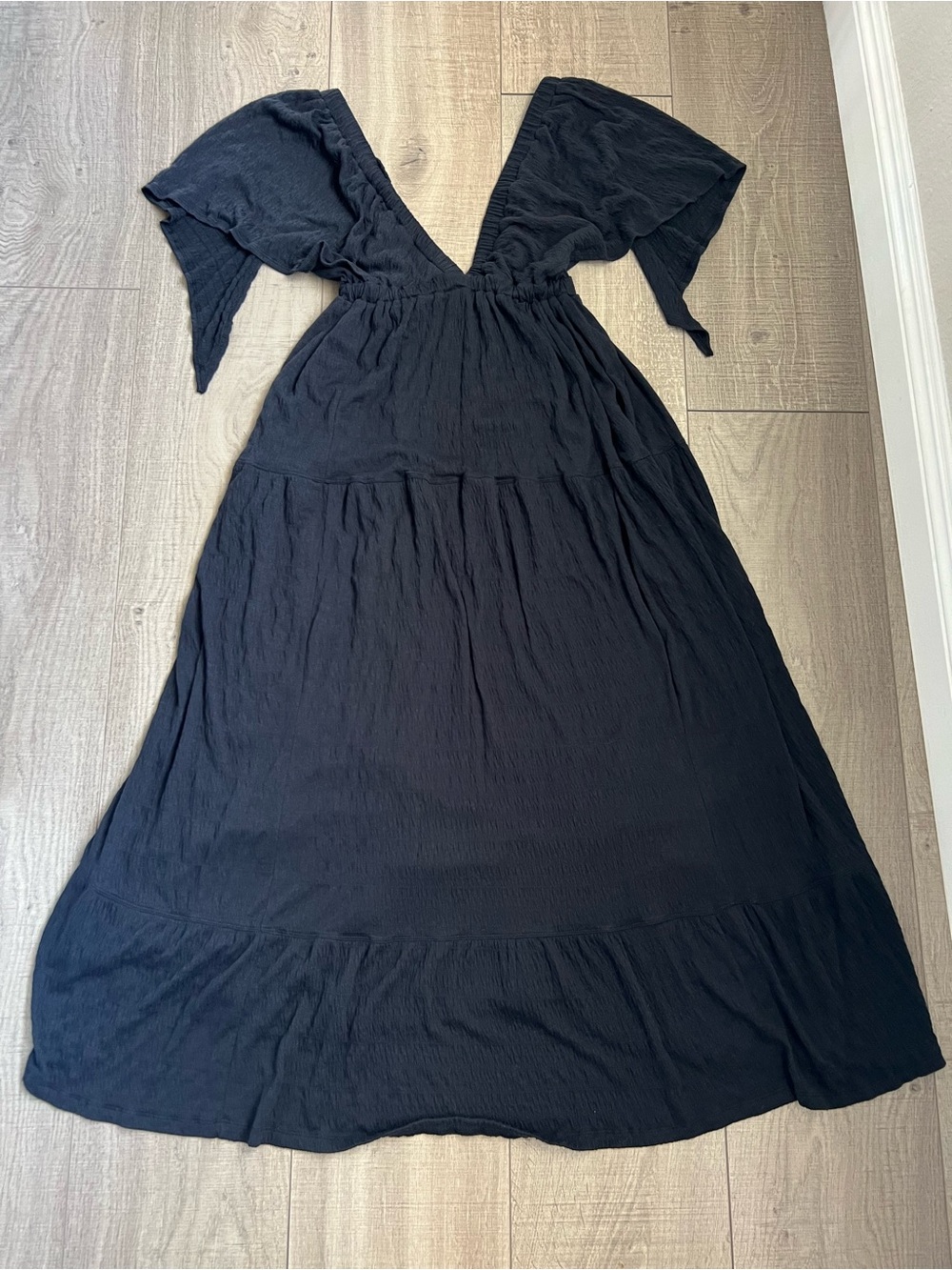 Free People La La Maxi Dress in Black Size Medium - Picture 3 of 11